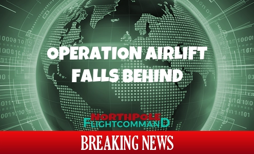 Operation Airlift Falls Behind